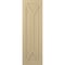 Ekena Millwork True Fit PVC San Carlos Mission Style Fixed Mount Shutters, Natural Twine, 12W x 48H, PR TFP001SC12X048NT - alternate 3